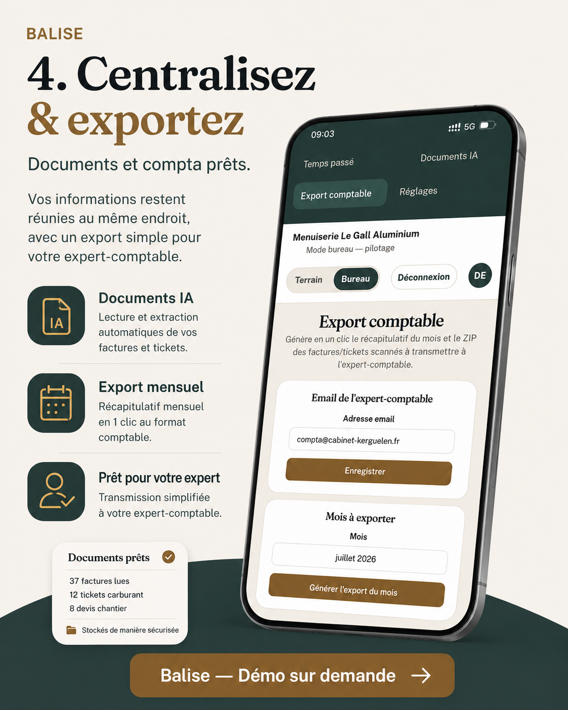 Capture Balise export comptable
